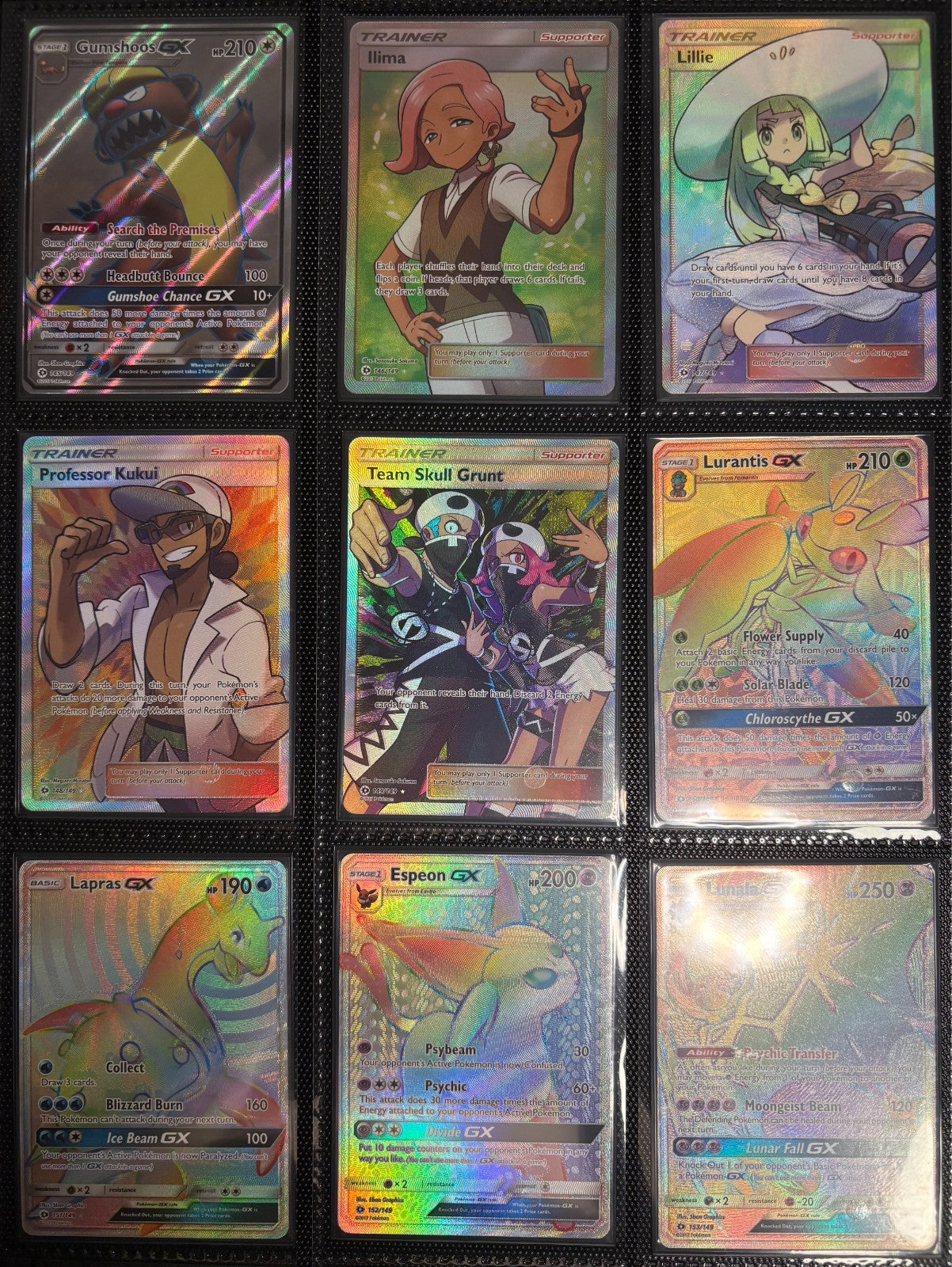 Sun & Moon Base Master Set 172/172 All NM/NM+ Pokemon 2017
