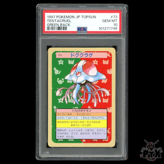 Tentacruel #73 PSA 10 Japanese Topsun Green Back New Cert Pokemon 1997