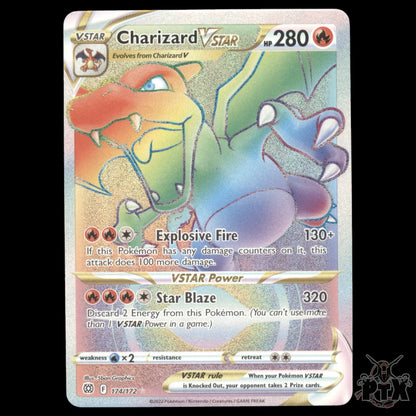 Charizard VSTAR #174/172 Brilliant Stars NM/Near Mint Pokemon 2022