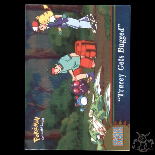 Topps Series 1 "Tracey Gets Bugged" Foil Orange Islands Pokemon 2000