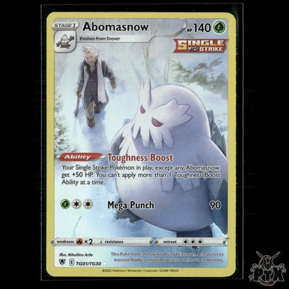 Abomasnow TG01/TG30 SWSH10: Astral Radiance Trainer Gallery NM Pokemon
