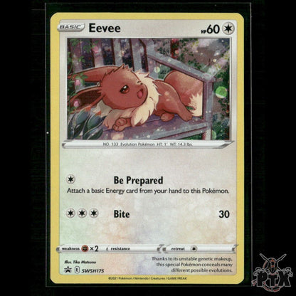 Eevee SWSH175 SWSH: Sword & Shield Promo Cards NM Pokemon