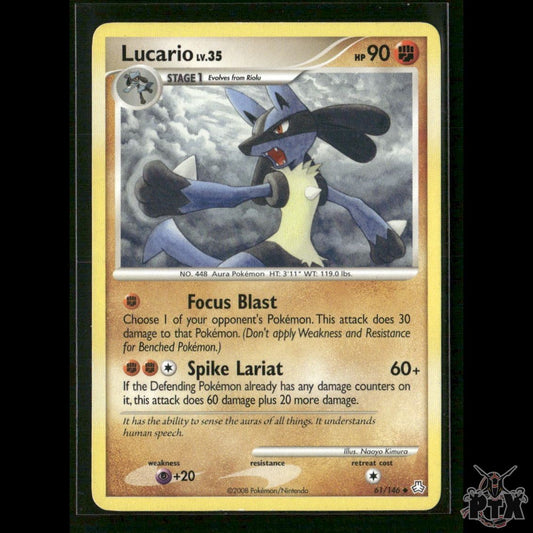 Lucario 61/146 Legends Awakened LP Pokemon