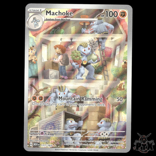 Machoke #177/165 SV 151 NM/Near Mint Pokemon 2023