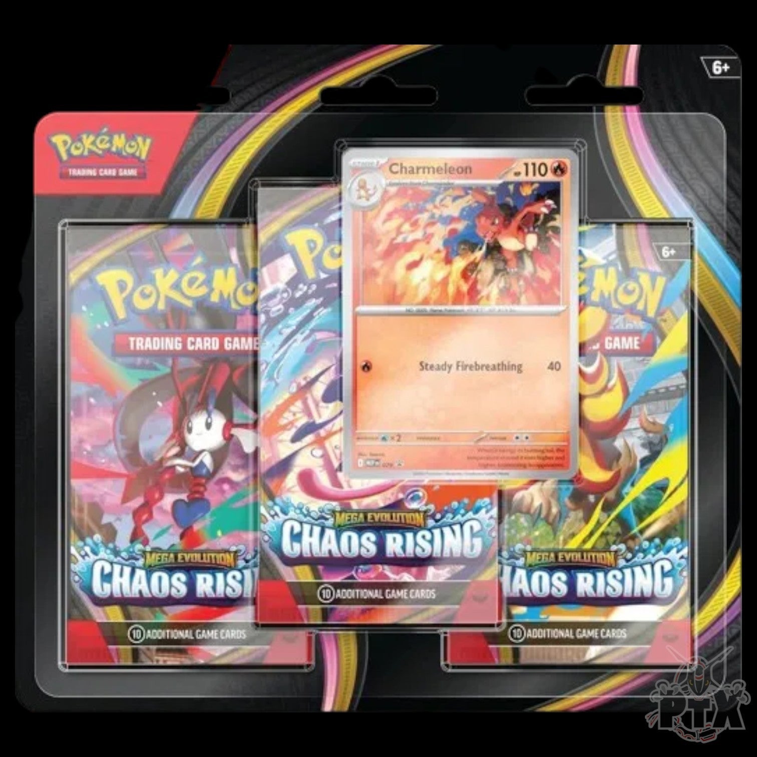 Chaos Rising 3-Pack Blister Pokemon