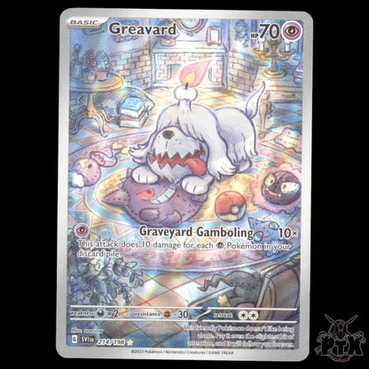 Greavard #214/198 Scarlet & Violet Base NM/Near Mint Pokemon 2023
