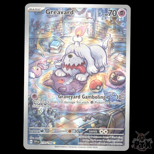 Greavard #214/198 Scarlet & Violet Base NM/Near Mint Pokemon 2023