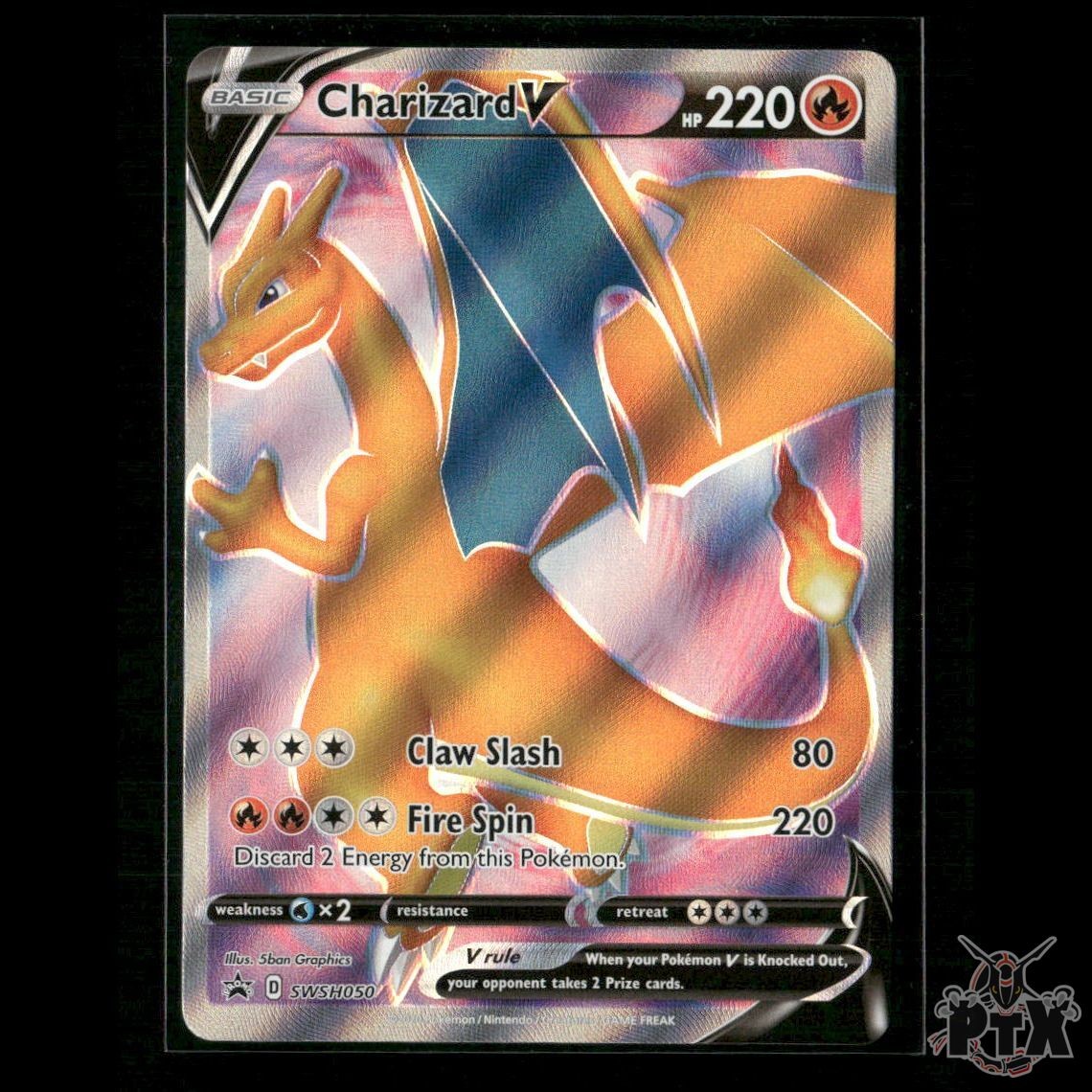 Charizard V SWSH050 SWSH: Sword & Shield Promo Cards NM Pokemon