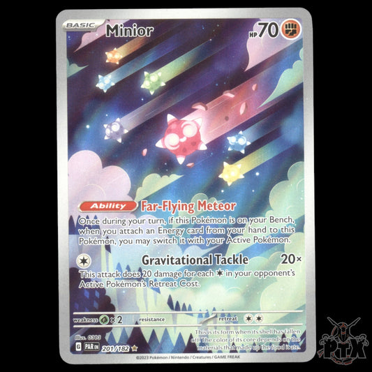 Minior #201/182 Paradox Rift NM/Near Mint Pokemon 2023
