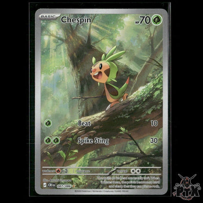 Chespin 087/086 ME04: Chaos Rising NM Pokemon