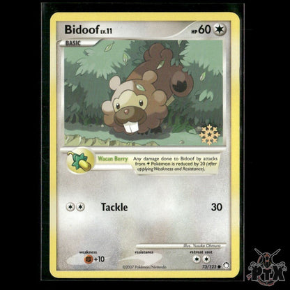 Bidoof 73/123 Countdown Calendar Promos MP Pokemon