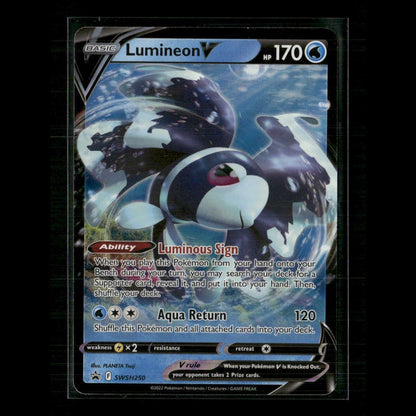 Lumineon V SWSH250 SWSH: Sword & Shield Promo Cards NM Pokemon