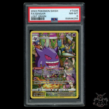 Gengar TG06/TG30 PSA 8 Lost Origin Poekmon 2022
