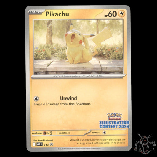 Pikachu #214 Illustration Contest Promo NM/Near Mint Pokemon 2025