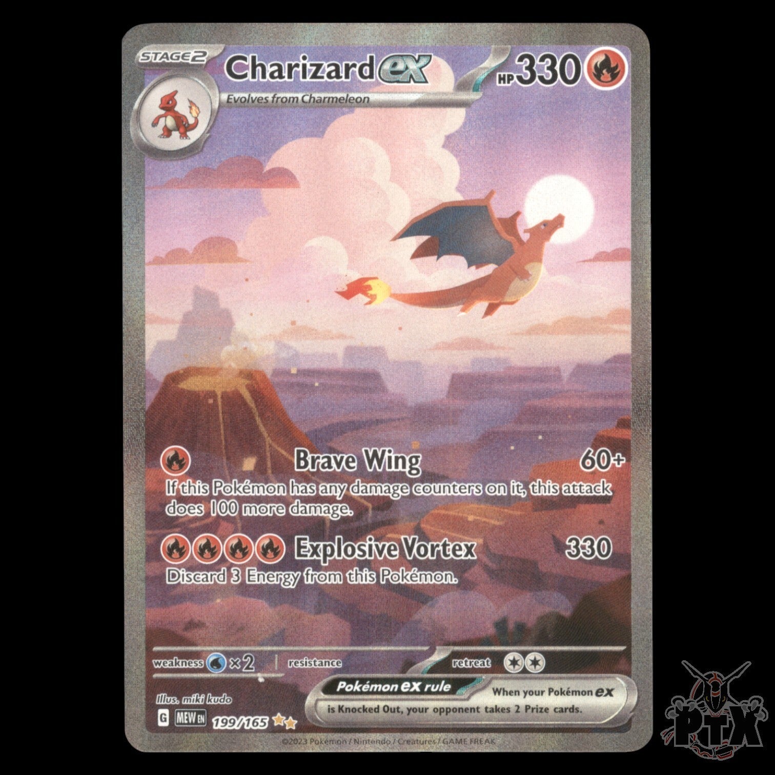 Charizard ex #199/165 MEW 151 NM/Near Mint Pokemon 2023