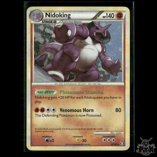 Nidoking Holo 6/102 Triumphant NM Pokemon