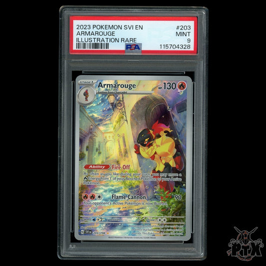 Armarouge #203/198 PSA 9 Scarlet & Violet Base Pokemon 2023