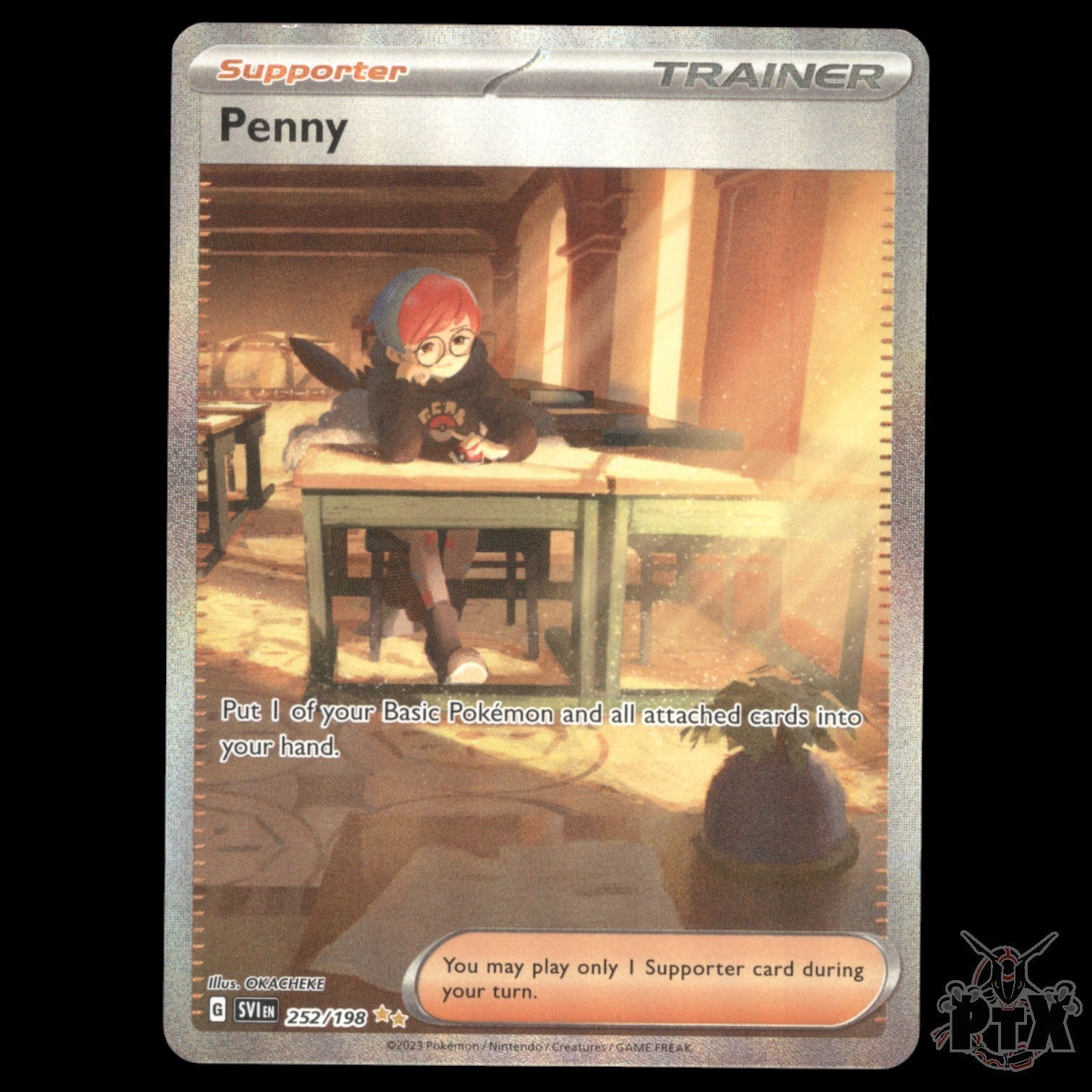 Penny #252/198 Scarlet & Violet Base NM/Near Mint Pokemon 2023