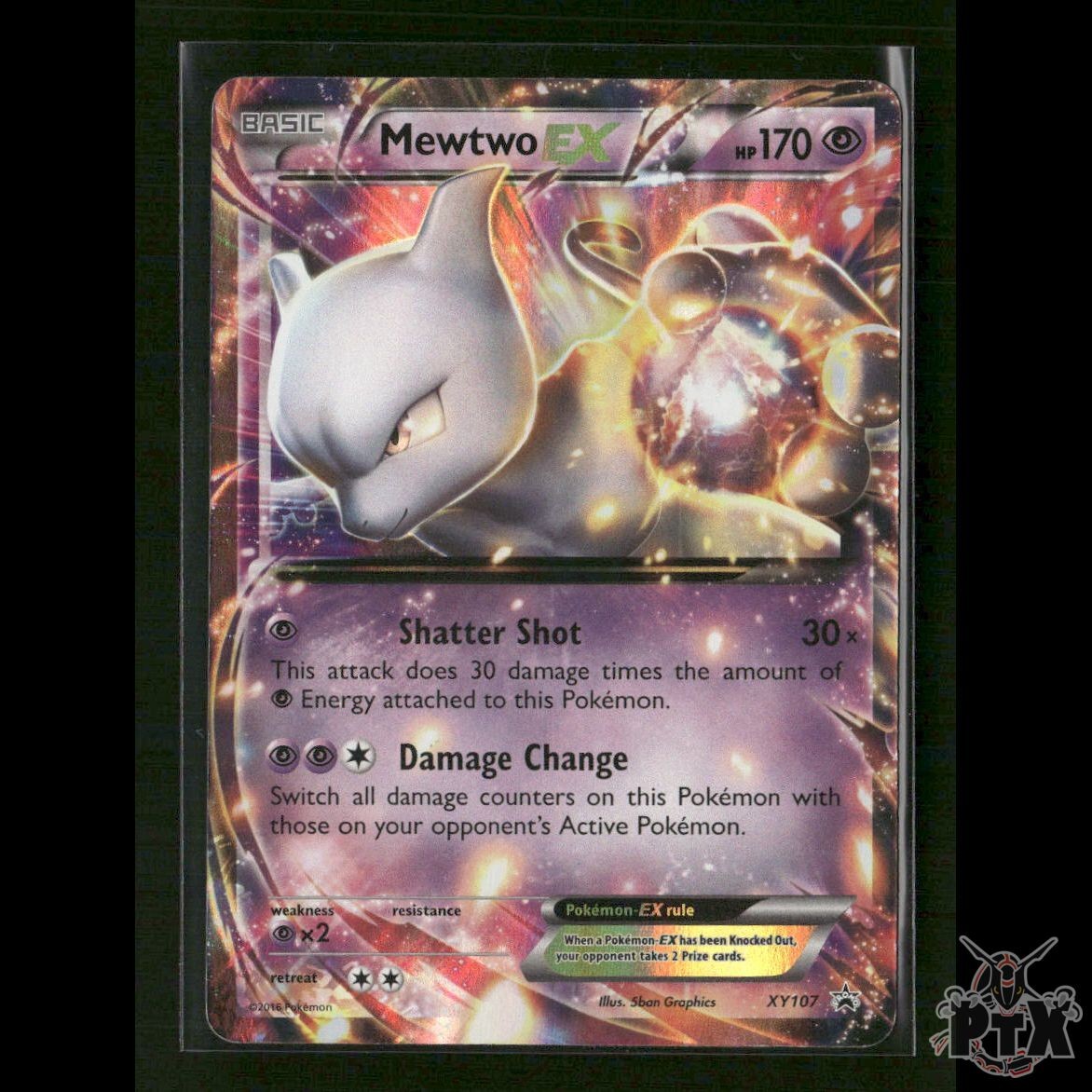 Mewtwo EX XY107 XY Promos NM Pokemon