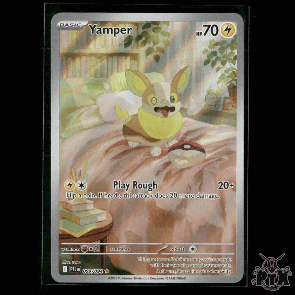 Yamper 099/094 ME02: Phantasmal Flames NM Pokemon