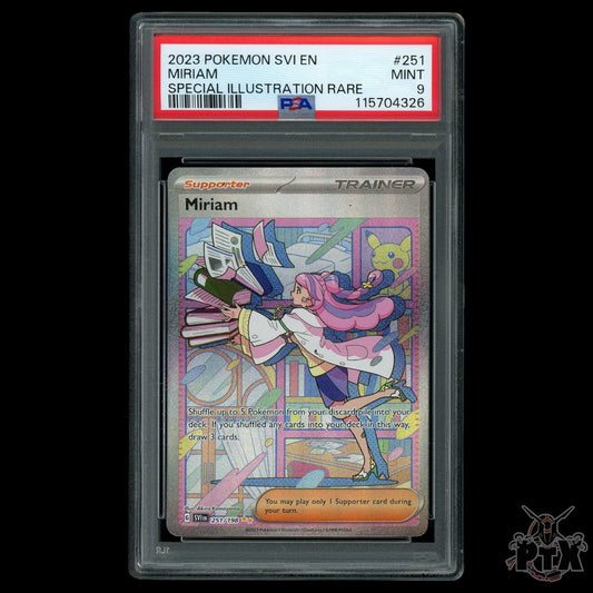 Miriam #251/198 PSA 9 Scarlet & Violet Base Pokemon 2023