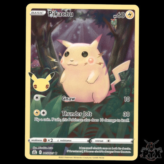 Pikachu #005/025 Celebrations NM/Near Mint Pokemon 2021