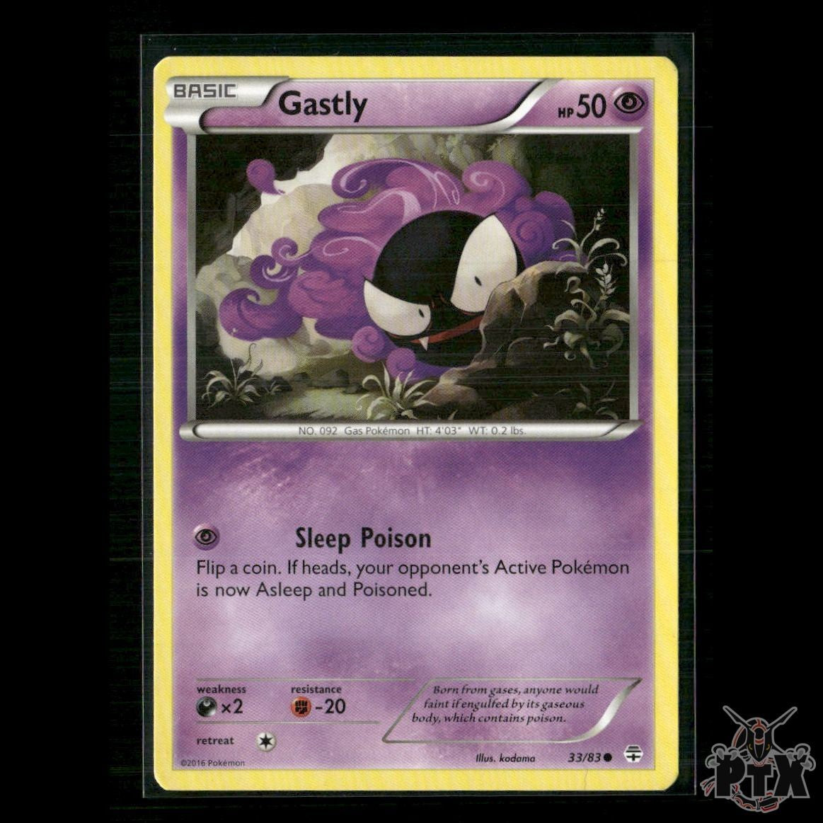 Gastly 33/83 Generations NM Pokemon