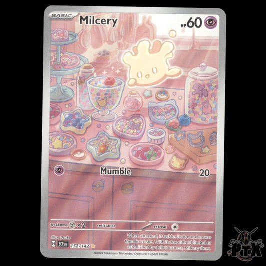 Milcery #152/142 Stellar Crown NM/Near Mint Pokemon 2024