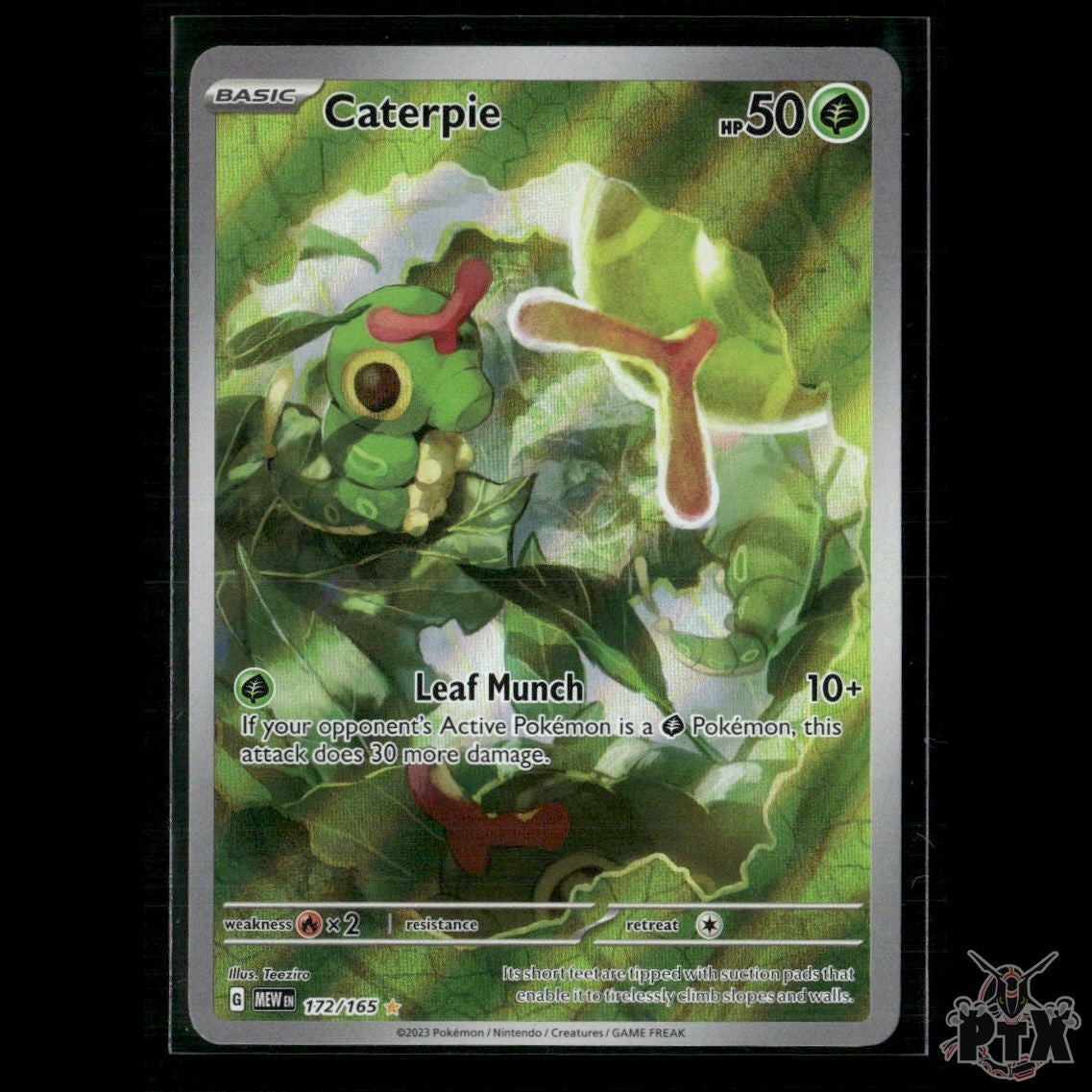 Caterpie 172/165 SV: Scarlet & Violet 151 NM Pokemon