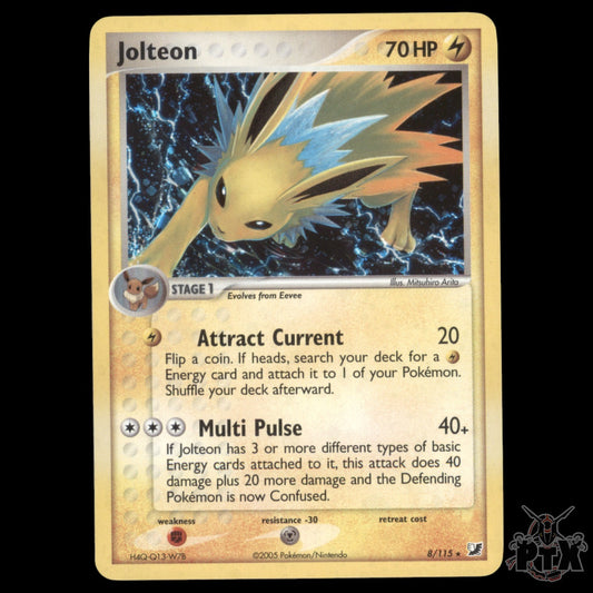 Jolteon Holo #8/115 Unseen Forces NM/Near Mint Pokemon 2005