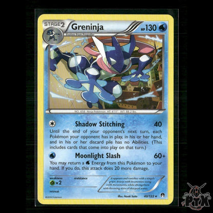 Greninja 40/122 XY - BREAKpoint NM Pokemon