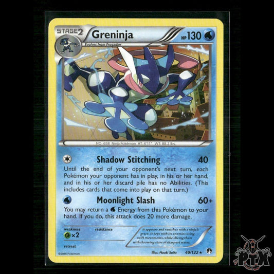 Greninja 40/122 XY - BREAKpoint NM Pokemon