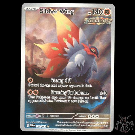 Slither Wing #203/182 Paradox Rift NM/Near Mint Pokemon 2023