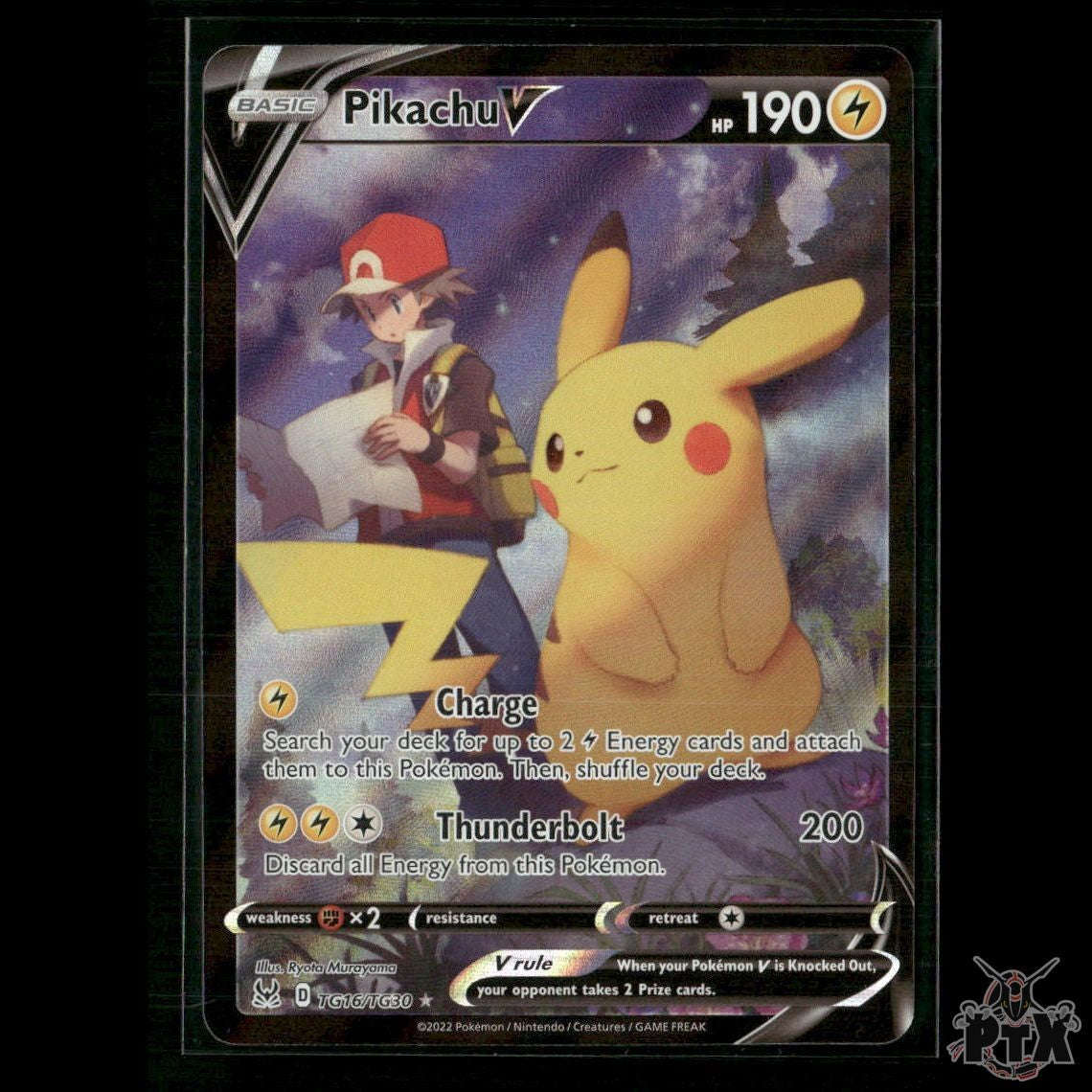 Pikachu V TG16/TG30 SWSH11: Lost Origin Trainer Gallery NM Pokemon