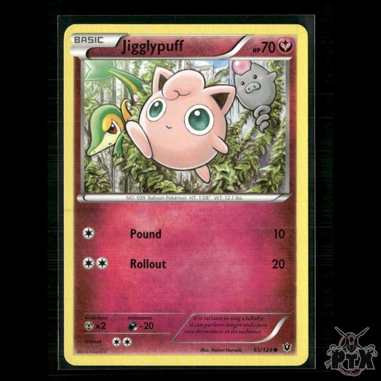 Jigglypuff 65/124 XY - Fates Collide NM Pokemon