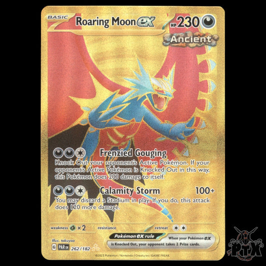 Roaring Moon ex #262/182 Paradox Rift NM/Near Mint Pokemon 2023