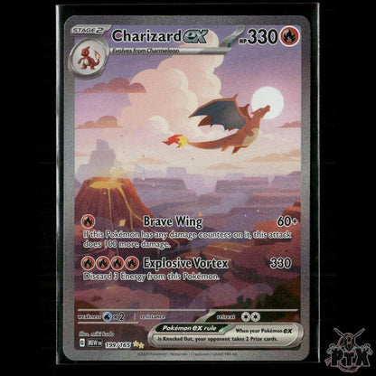 Charizard ex 199/165 SV: Scarlet & Violet 151 NM Pokemon 2023