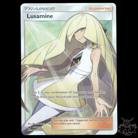 Lusamine #110/111 Crimson Invasion NM/Near Mint Pokemon 2017