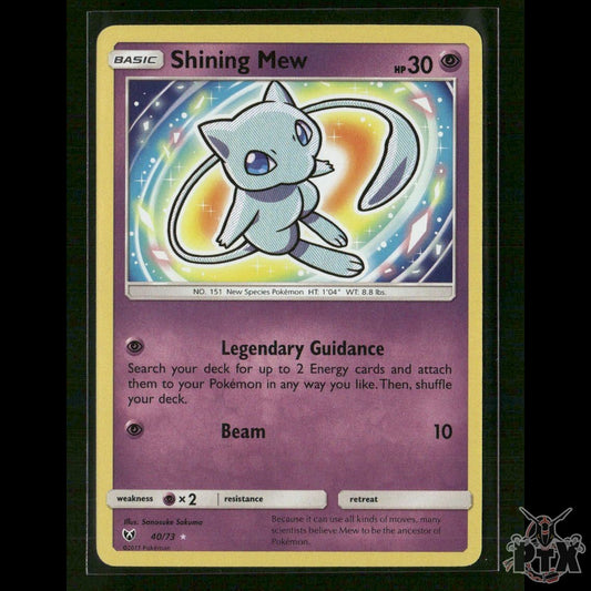 Shining Mew 40/73 Shining Legends NM Pokemon