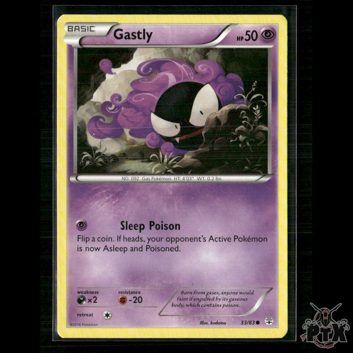 Gastly 33/83 Generations NM Pokemon