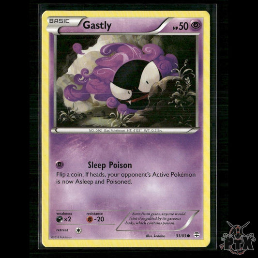 Gastly 33/83 Generations NM Pokemon