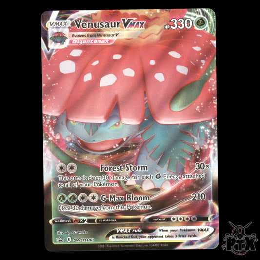 Venusaur Vmax #SWSH102 Sword & Shield Promo NM/Near Mint Pokemon 2021
