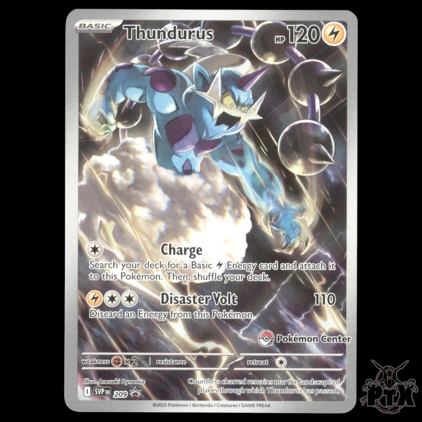 Thundurus #209 Pokemon Center Stamped Promo NM/Near Mint Pokemon
