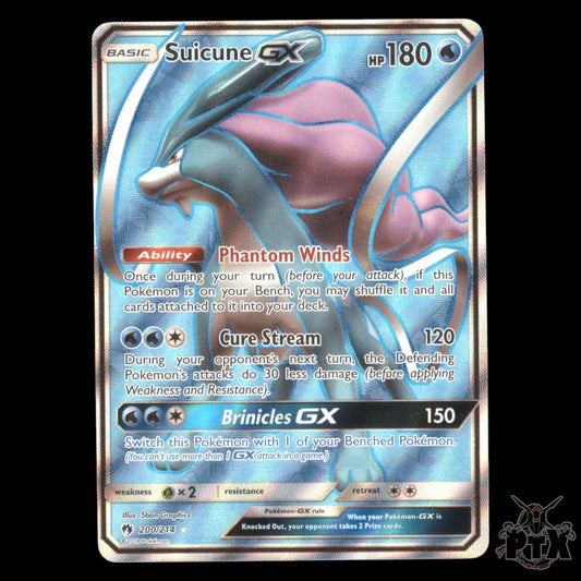 Suicune GX #200/214 Lost Thunder NM/Near Mint Pokemon 2018