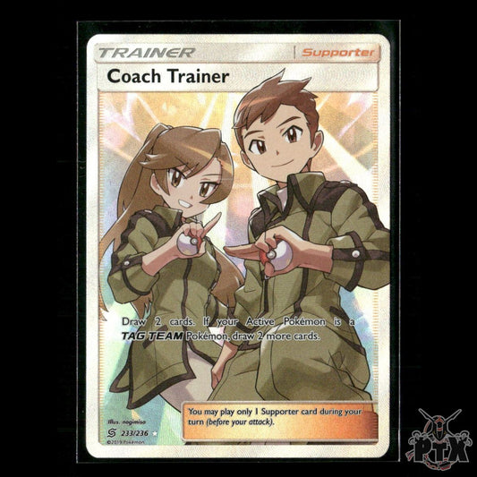 Coach Trainer (Full Art) 233/236 SM - Unified Minds LP Pokemon