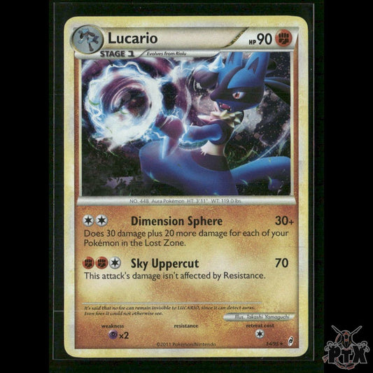 Lucario Holo 14/95 Call of Legends NM Pokemon
