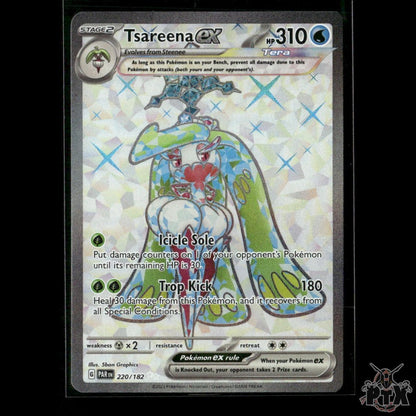Tsareena ex 220/182 SV04: Paradox Rift NM Pokemon