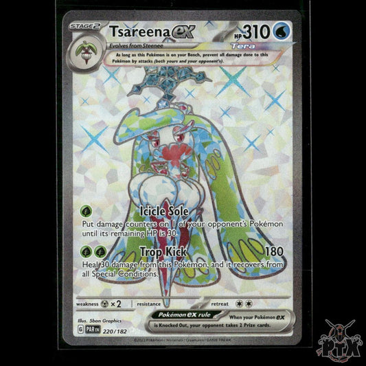 Tsareena ex 220/182 SV04: Paradox Rift NM Pokemon