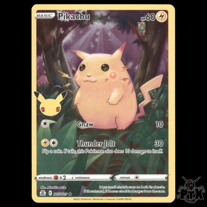 Pikachu #005/025 Celebrations NM/Near Mint Pokemon 2021