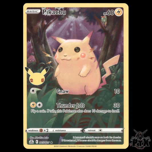 Pikachu #005/025 Celebrations NM/Near Mint Pokemon 2021